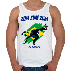PRINTFASHION ZUM ZUM ZUM - Férfi atléta - Fehér