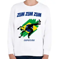 PRINTFASHION ZUM ZUM ZUM - Gyerek pulóver - Fehér gyerek pulóver, kardigán