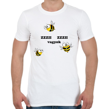 PRINTFASHION Zzzii zzzii vagyok - Férfi póló - Fehér férfi póló