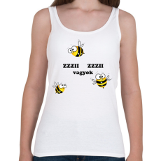 PRINTFASHION Zzzii zzzii vagyok - Női atléta - Fehér