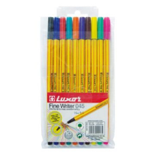 Printker Luxor: tűfilc - 0,45 mm, 10 db-os filctoll, marker