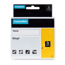PRINTLINE kompatibilis szalag DYMO 1868752-vel, 19mm, 7m, fekete nyomtatás/fehér oldal, XTL, vinyl.univer nyomtató kellék