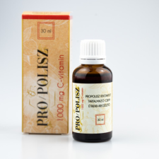  Pro/polisz propoliszos kivonatot tartalmazó alkoholos csepp 1000mg c-vitaminnal 30 ml gyógyhatású készítmény