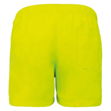 PROACT bársonyos tapintású férfi úszó rövidnadrág PA169, Fluorescent Yellow-2XL