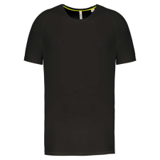 PROACT férfi környakas rövid ujjú sportpóló PA4012, Black-XL munkaruha