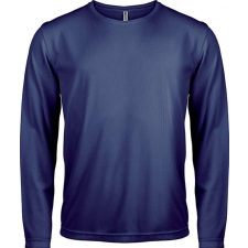 PROACT Férfi póló Proact PA443 Men&#039;S Long-Sleeved Sports T-Shirt -2XL, Sporty Navy férfi póló
