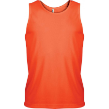 PROACT Férfi Proact PA441 Men’S Sports vest -XS, Fluorescent Orange atléta, trikó