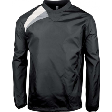 PROACT Férfi pulóver Proact PA330 Adults' Rain Sweatshirt -S, Black/White/Storm Grey