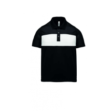 PROACT Gyerek póló Proact PA494 Kids' Short Sleeve polo Shirt -8/10, Black/White