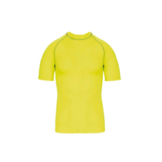 PROACT gyerek szűk szabású sztreccs surf póló PA4008, Fluorescent Yellow-12/14