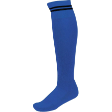 PROACT hosszú szárú csíkos sportzokni PA015, Dark Royal Blue/Black-39/42 munkaruha