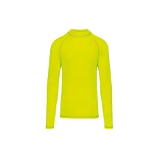 PROACT hosszú ujjú férfi sportpóló UV védelemmel PA4017, Fluorescent Yellow-M