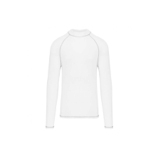 PROACT hosszú ujjú férfi sportpóló UV védelemmel PA4017, White-L férfi póló