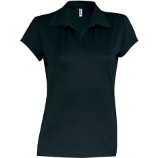 PROACT Női blúz Proact PA483 Ladies' Short-Sleeved polo Shirt -S, Black