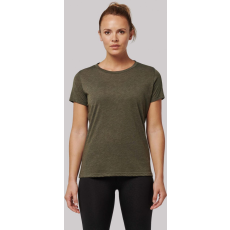 PROACT Női póló Proact PA4021 Ladies' Triblend Round neck Sports T-Shirt -XS, Dark Grey Heather