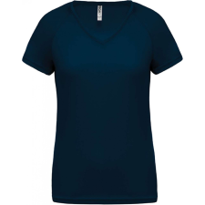 PROACT Női póló Proact PA477 Ladies’ v-neck Short Sleeve Sports T-Shirt -XL, Sporty Navy női póló