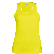 PROACT Női Proact PA442 Ladies' Sports vest -M, Fluorescent Yellow