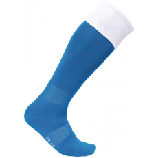 PROACT PA0300 hosszú szárú sportzokni kontrasztos színű felsö résszel Proact, Sporty Royal Blue/White-43/46