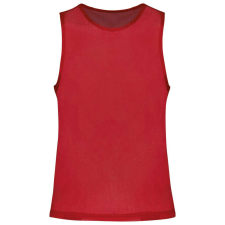 PROACT PA043 hálós megkülönböztető ujjatlan sportpóló Proact, Sporty Red-2XL/3XL munkaruha