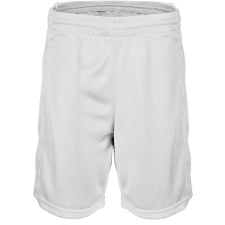 PROACT PA161 gyerek kosárlabda sport rövidnadrág Proact, White-10/12 gyerek nadrág