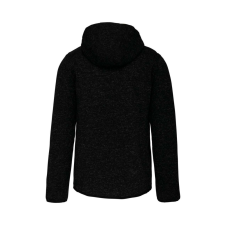 PROACT PA366 cipzáras kapucnis vastag Női pulóver bolyhos belsővel Proact, Dark Grey Melange-S női pulóver, kardigán