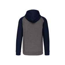 PROACT PA380 UNISEX TWO-TONE ZIPPED HOODED FLEECE JACKET 3XL férfi pulóver, kardigán