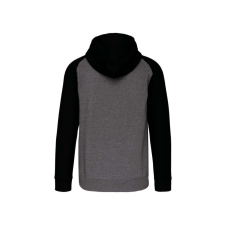 PROACT PA380 UNISEX TWO-TONE ZIPPED HOODED FLEECE JACKET M férfi pulóver, kardigán