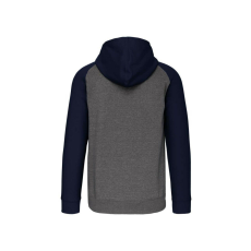 PROACT PA380 UNISEX TWO-TONE ZIPPED HOODED FLEECE JACKET S