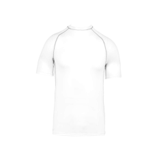 PROACT PA4007 szűk szabású unisex sztreccs surf póló Proact, White-XL