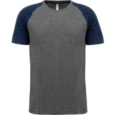 PROACT PA4010 ADULT TRIBLEND TWO-TONE SPORTS SHORT-SLEEVED T-SHIRT L