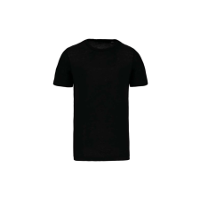 PROACT PA4011 rövid ujjú környakas triblend unisex sportpóló Proact, Black-L férfi póló