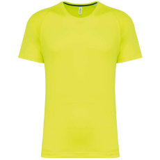 PROACT PA4012 férfi környakas rövid ujjú sportpóló Proact, Fluorescent Yellow-L