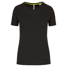 PROACT PA4013 rövid ujjú környakas Női sportpóló Proact, Black-2XL
