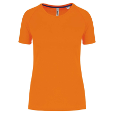 PROACT PA4013 rövid ujjú környakas Női sportpóló Proact, Fluorescent Orange-2XL női póló