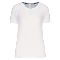 PROACT PA4013 rövid ujjú környakas Női sportpóló Proact, White-XL
