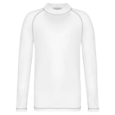 PROACT PA4018 gyerek hosszú ujjú sportpóló UV védelemmel Proact, White-10/12