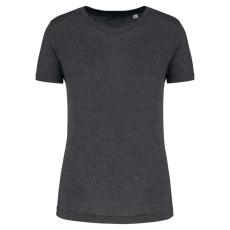 PROACT PA4021 rövid ujjú környakas Női triblend sportpóló Proact, Dark Grey Heather-S