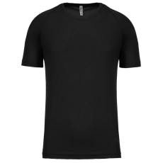 PROACT PA438 férfi környakas raglános rövid ujjú sportpóló Proact, Black-3XL