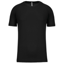 PROACT PA438 férfi környakas raglános rövid ujjú sportpóló Proact, Black-XS férfi póló