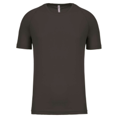 PROACT PA438 férfi környakas raglános rövid ujjú sportpóló Proact, Dark Grey-L