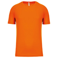 PROACT PA438 férfi környakas raglános rövid ujjú sportpóló Proact, Fluorescent Orange-2XL férfi póló