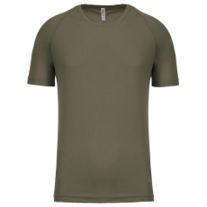 PROACT PA438 férfi környakas raglános rövid ujjú sportpóló Proact, Olive-3XL