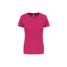 PROACT PA439 Női környakas raglános rövid ujjú sportpóló Proact, Fuchsia-XS női póló
