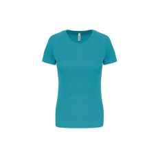 PROACT PA439 Női környakas raglános rövid ujjú sportpóló Proact, Light Turquoise-M