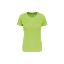 PROACT PA439 Női környakas raglános rövid ujjú sportpóló Proact, Lime-XL női póló
