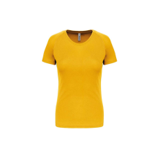 PROACT PA439 Női környakas raglános rövid ujjú sportpóló Proact, True Yellow-XS
