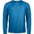 PROACT PA443 férfi hosszú ujjú kereknyakú sportpóló Proact, Aqua Blue-2XL