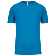 PROACT PA445 rövid ujjú kereknyakú gyerek sportpóló Proact, Aqua Blue-12/14 gyerek póló
