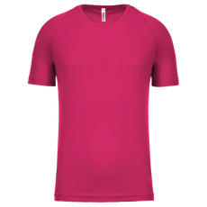 PROACT PA445 rövid ujjú kereknyakú gyerek sportpóló Proact, Fuchsia-12/14
