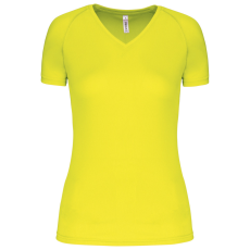 PROACT PA477 LADIES’ V-NECK SHORT SLEEVE SPORTS T-SHIRT L